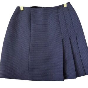 CHANEL Pleated Stripes Skirt